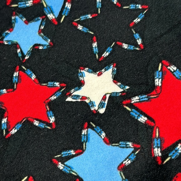 LuLaRoe Patriotic Bomb Pop Star Leggings OS (2–10) NWOT 🇺🇸 - Picture 5 of 8